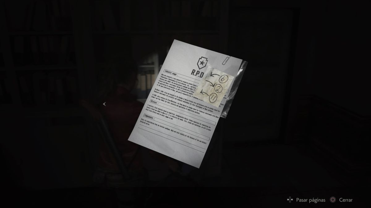 Cajas fuertes en Resident Evil 2 Remake códigos y claves para abrirlas